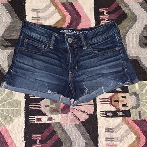 American Eagle, super stretch low rise shorts